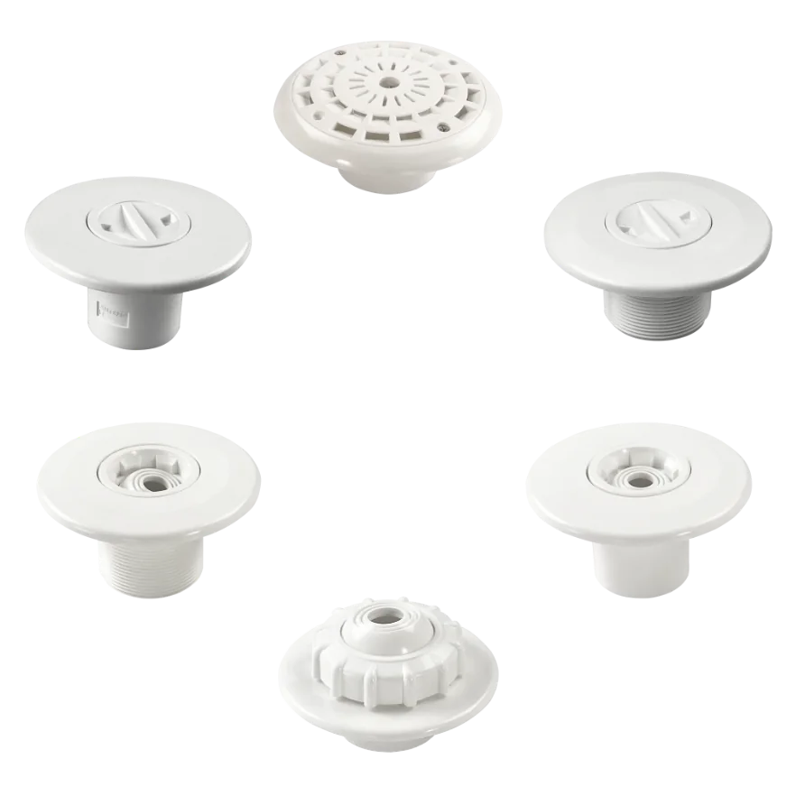 Raccords d'Aspiration et d'Entrée